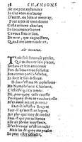 1606 - Théodore Reinsart - Trésor des chansons amoureuses recueillies des plus excellents airs de cour - Livre II - NK ČR Prague