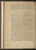 1608 - Nicolas Du Fossé - Trésor politique - BnF Tolbiac