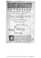 1609 - Étienne Gamonet - Grand dispensaire ou Trésor général et particulier des préservatifs - BIU Santé