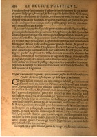 1608 - Pierre Chevalier - Trésor politique - BSB Munich