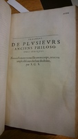 1598 - Jean Houzé - Œuvres morales et mêlées de Sénèque, Trésor de philosophie morale - BM Lyon