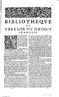 1629 - Veuve Nicolas Buon - Trésor du droit français (21754 T. 1) - BM Lyon