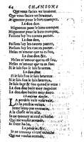 1606 - Théodore Reinsart - Trésor des chansons amoureuses recueillies des plus excellents airs de cour - Livre II - NK ČR Prague