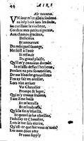 1606 - Théodore Reinsart - Trésor des chansons amoureuses recueillies des plus excellents airs de cour - Livre I - NK ČR Prague