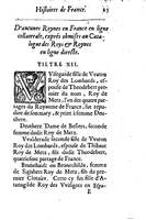 1633 - Jean Corrozet - Trésor des histoires de France - BM Lyon