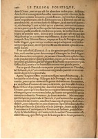 1608 - Nicolas Du Fossé - Trésor politique - BSB Munich