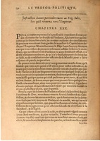 1608 - Nicolas Du Fossé - Trésor politique - BSB Munich