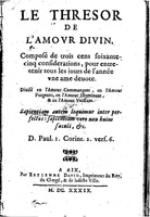 1639 - Étienne David - Trésor de l’amour divin - Vatican Apostolic Library
