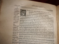 1595 - Jean Houzé - Œuvres morales et mêlées de Sénèque, Trésor de philosophie morale - T. 1 - BnF