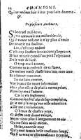 1606 - Théodore Reinsart - Trésor des chansons amoureuses recueillies des plus excellents airs de cour - Livre II - NK ČR Prague