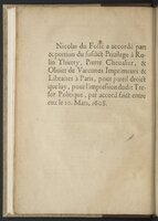 1608 - Nicolas Du Fossé - Trésor politique - BnF Tolbiac