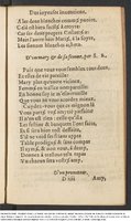 1554 - Étienne Groulleau - Trésor des joyeuses inventions du parangon de poésies - Harvard University