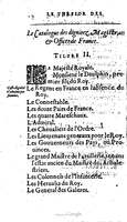 1604 - Galiot Corrozet - Trésor des histoires de France - BNC Florence