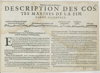 1601 - Bonaventure d’Aseville - Trésorerie ou cabinet de route marinesque - BnF