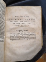 1581c. - Christophe Plantin - Le Livre des témoignages du Trésor caché au champ (Livres 2, 4, 6 et 7) - Anvers Musée Plantin Moretus