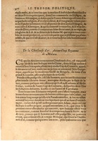 1608 - Nicolas Du Fossé - Trésor politique - BSB Munich