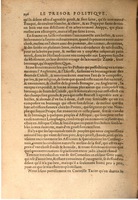 1608 - Nicolas Du Fossé - Trésor politique - BSB Munich