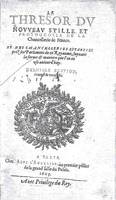 1605 -Abel Langelier - Trésor du nouveau style et protocole - Vatican Apostolic Library