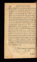 1614 - Barthélemy Vincent - Élite et Trésor des lettres missives - Bâle
