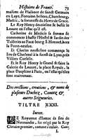 1638 - Jean Corrozet - Trésor des histoires de France - BM Lyon