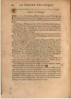 1608 - Nicolas Du Fossé - Trésor politique - BSB Munich