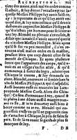 1611 - Raphaël du Petit Val - Trésor des récréations - Anvers Musée Plantin-Moretus