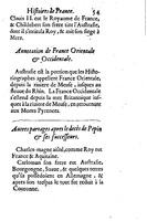 1633 - Jean Corrozet - Trésor des histoires de France - BM Lyon