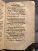 1614 - Jean Corrozet - Trésor des histoires de France - Amsterdam