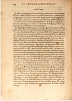 1608 - Nicolas Du Fossé - Trésor politique - BSB Munich