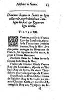 1614 - Jean Corrozet - Trésor des histoires de France - BM Lyon