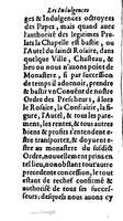 1604 - Jean Le Bouc - Trésor des indulgences du Saint Rosaire - BM Lyon