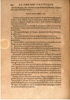1608 - Nicolas Du Fossé - Trésor politique - BSB Munich