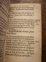 1604 - Galiot Corrozet - Trésor des histoires de France - BNC Florence