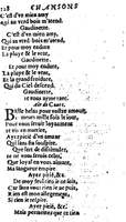 1606 - Théodore Reinsart - Trésor des chansons amoureuses recueillies des plus excellents airs de cour - Livre II - NK ČR Prague