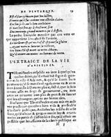 1574 - Benoît Rigaud - Trésor des vies de Plutarque - Avignon