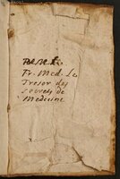 1586 - Benoît Rigaud - Trésor des fleurs et secrets de médecine - Université Paris Cité