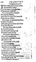 1606 - Théodore Reinsart - Trésor des chansons amoureuses recueillies des plus excellents airs de cour - Livre II - NK ČR Prague