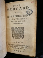 1606 - Pierre de Nisbeau - Trésor de la science du monde - Les Méjanes, Aix-en-Provence