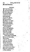 1606 - Théodore Reinsart - Trésor des chansons amoureuses recueillies des plus excellents airs de cour - Livre II - NK ČR Prague