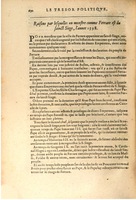 1611 - Pierre Chevalier - Trésor politique - BSB Munich