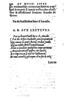 1567 - Jean Pygot - Trésor des Amadis - BM Lyon