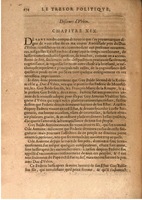 1608 - Nicolas Du Fossé - Trésor politique - BSB Munich