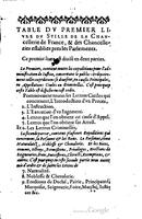 1614 - Jean Richer - Trésor du nouveau style et protocole de la chancellerie de France - BSB Munich