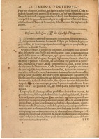 1608 - Nicolas Du Fossé - Trésor politique - BSB Munich