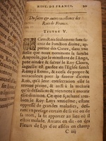 1604 - Galiot Corrozet - Trésor des histoires de France - BNC Florence