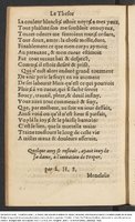 1554 - Étienne Groulleau - Trésor des joyeuses inventions du parangon de poésies - Harvard University