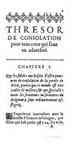 1642 - Jacques Cailloué - Trésor de consolation, instructions et prières - BCU Lausanne
