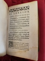 1581 - Pierre Le Voirier et Gervais Mallot - Trésor des histoires tragiques - Bibliothèque Sainte-Geneviève