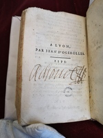 1575 - Jean d’Ogerolles et Benoît Rigaud - Trésor de pratique pour les juges - BM Grenoble