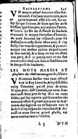 1616 - Balthazar Bellère - Trésor des récréations - NK ČR Prague